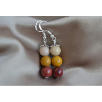 Mokait srebrni uhani Mokait srebrni uhani